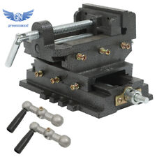 4 Cross Drill Press Vise X-y Clamp Heavy Duty Machine Slide Metal Milling 2 Way