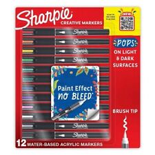 Sharpie Creative Markers Water-based Acrylic Markers Brush Tip 2196905