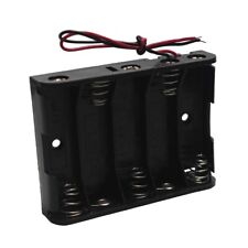 1-10 Aa Battery Holder Slot Spring Case Plastic Storage Box Flat Series 1.5v-15v