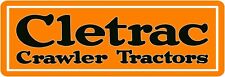 Cletrac Crawler Tractors Marquee New Metal Sign 6 X 18