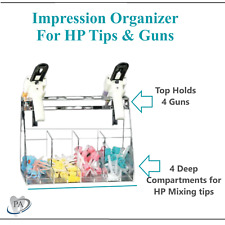 Dental Impression Organizer Acrylic - Holds 4 Guns Hp Mixing Tipc 2020