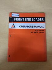 Allis-chalmers 430 Series Front End Loader Operators Manual