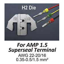 Tgr Crimping Tool Die - H2 Die For Amp 1.5 Superseal Terminal Awg 22-2016