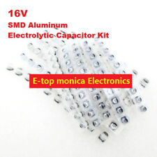 190pcs 10value 0.33uf-470uf 16v Smd Aluminum Electrolytic Capacitor Assorted Kit