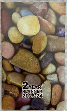 2023-2024 2-year Calendar Monthly Pocket Planner 3x6 4x6 Stones Pebbles Rocks