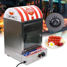 Electric Hot Dog Steamer Cooker Machine Bun Sausage Warmer For Commercial