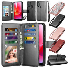 For Motorola G Purepowerstylusg 5g 2022 Leather Case Wallet Flip Stand Cover