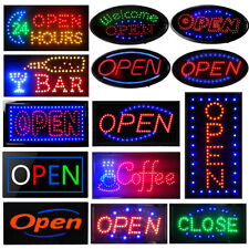 Ultra Bright Led Neon Open Light Animated Motion Business Sign With Onoff Light