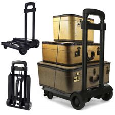 Black Platform Cart Dolly Folding Foldable Moving Warehouse Push Hand Truck