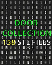 3d Stl Models Collection 158 Stl Door Files For Cnc Router Laser 3d Printer