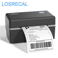 Losrecal Usb 4x6 Direct Thermal Shipping Label Printer For Ups Usps Refurbished