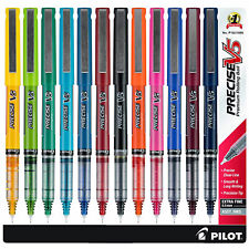 Pilot Precise V5 31888 0.5mm Extra Fine Rolling Ball Pens 12-color Set