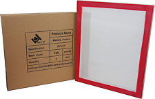 20 X 24 Inch Pre-stretched Aluminum Silk Screen Printing Frames With 160 White M