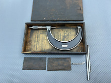 Vintage Starrett No. 226 Outside Micrometer 3-4 .001 Grads W Box Standard