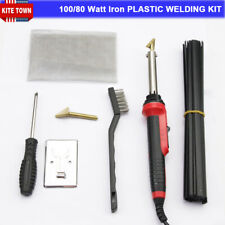 80100 Watt Iron Plastic Welding Kit Car Bumper Dashboard Kid Repair Welder Tool