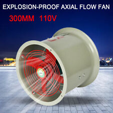 110v 12inch Explosion-proof Axial Fan Cylinder Pipe Fan 180w 2280m3h Tool Us
