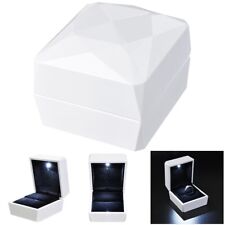 Ring Box For Proposal With Light Lighted Engagement Diamond Ring Box Holder