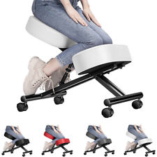 Ergonomic Kneeling Chair Adjustable Stool With Thick Foam Cushions Posture Seat