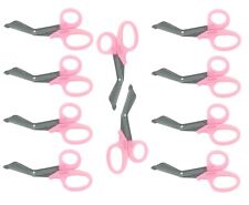 10 Pink Utility Scissors Emtems Shears Bandage Paramedic Nurse Supply 7.25