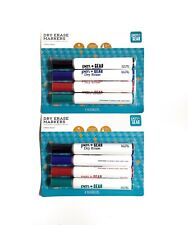 Jumbo Dry Erase Markers For White Boards Multi Color Pack Lot Of 2