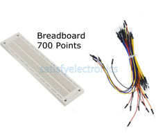 700 Points Solderless Pcb Breadboard Syb-120  65pcs Jumper Wires For Arduino