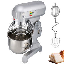 Vevor Commercial 30qt Dough Mixer Food Mixer Stand Bakery Mixer 3 Speeds 1100w