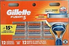 Gillette Fusion 5 Razor Blade Refills 12 Cartridges Factory Sealed Brand New