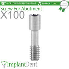 100 Titanium Screw For Abument For Dental Im Plantsfits Alpha-bio Mis Ab Zimmer