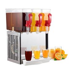 Commercial Juice Dispenser Cold Beverage Drink Dispenser Machine 3 Tank 30l