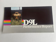 D9l Bulldozer Performance Report Brochure