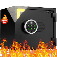 Kavey 1.2 Cub Fireproof Safe Box Fireproof Waterproof Digital Home Money Safe