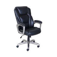 Serta 47945 Heavy-duty Bonded Leather Commercial Office Chair With Memory Foam