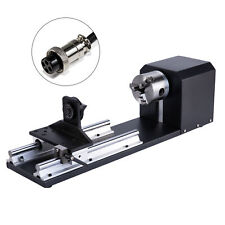 Secondhand Rotary Axis W Jaw Chuck For 50w Up Co2 Laser Engraver Cutting Machine