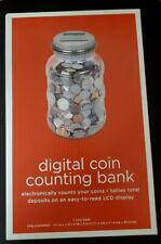 Digital Coin Counting Money Bank With Lcd Display. Electronically Displays Total