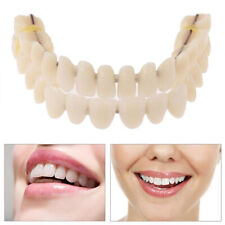 Snap On Upper Lower False Teeth Dental Veneers Dentures Fake Tooth Cover Us