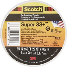 Scotch Super33 7100002398 Super 33 Vinyl Electrical Tape 34 X 66 Black