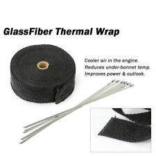 Heat Exhaust Thermal Wrap Shield Protective Tape Insulate Roll Car Suv Bike Pipe