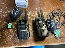 Two Motorola Spirit Gt Two-way Radios W Holsters Chargers Read Description