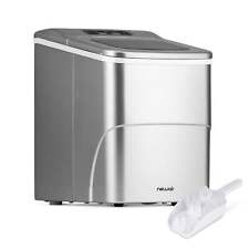 Best Portable Small Ice Maker Nugget Pellet Countertop Machine 26 Lbs.silver