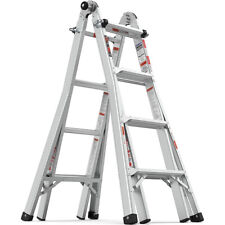 17ft Little Giant Ladder Folding Extension Stepladder Aluminum Multi-use Ladder
