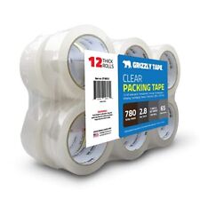 Grizzly Power Clear Packing Tape Refill Rolls For Shipping Moving Packaging