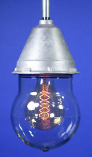 Vtg 50s Crouse-hinds Industrial Explosion Proof Light Big 8 Glass Globe 2 Avail