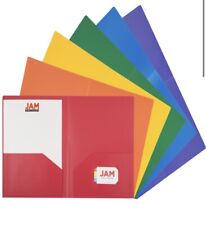 Heavy Duty 2-pocket Presentation Folders Assorted Colors 6pack