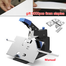 Desktop Office Manual Saddle Stitcher Saddle Stitching Stapler Binding Machine