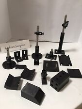 Lot Of 16 Thorlabs Newport Optical Mounts Posts Bases Clamps Angle Brackets
