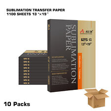 1100 Sheets A-sub Sublimation Paper 13x19 125g Heat Transfer Inkjet Printer Bulk