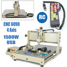Usb 4axis 6090 Cnc Router Industrial Engraving Machine 1500w Vfd 3d Wcontroller