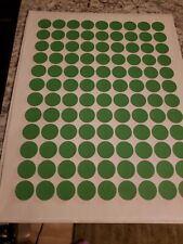 108 Green Blank Garage Yard Sale Stickers Labels Tags Sale