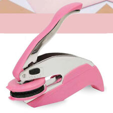 Personal Library Book Embosser With Pink Trodat Hand Held Model
