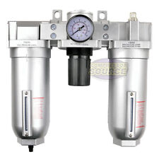 1 Compressor Frl Compressed Air Filter Regulator Oiler Lubricator W Auto Drain